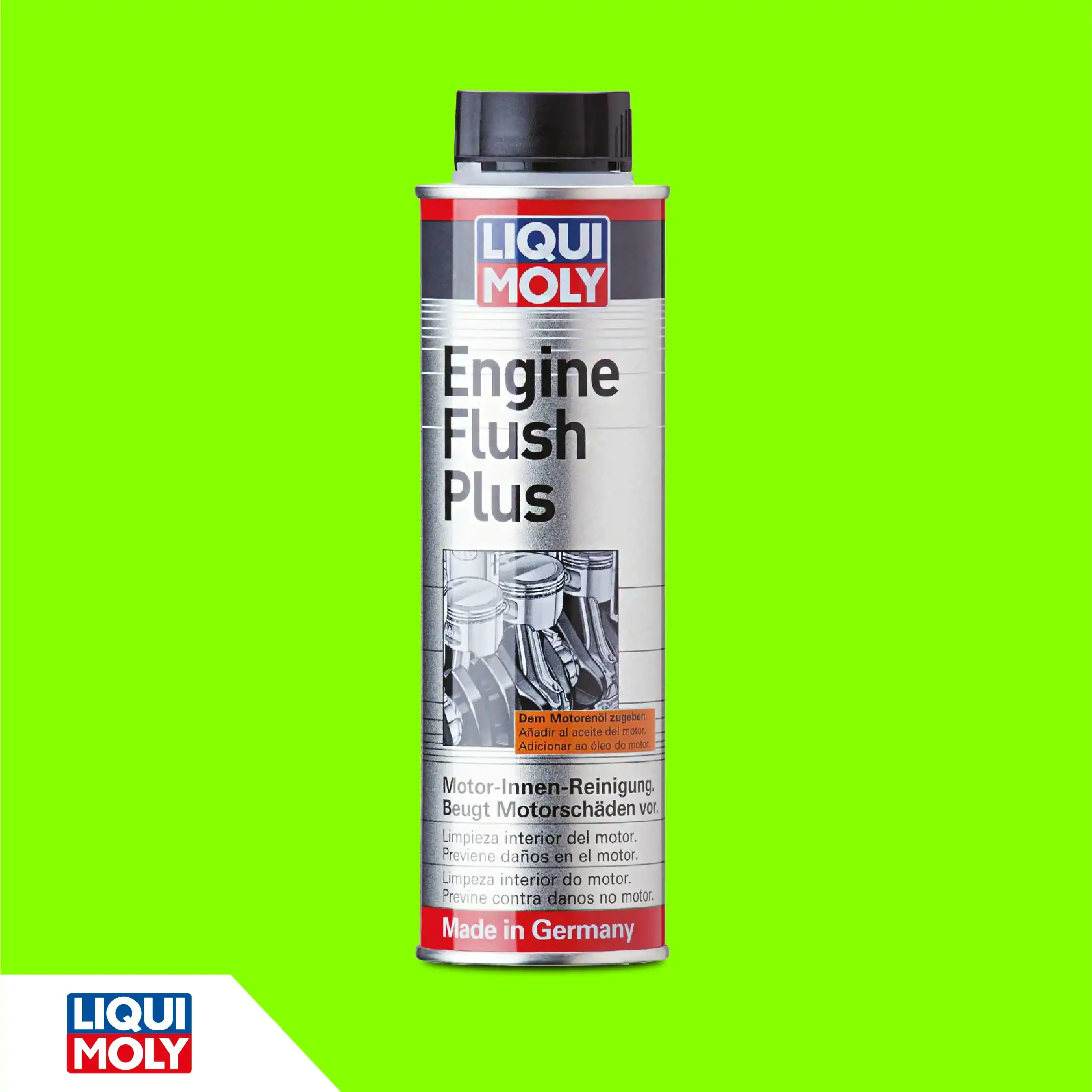 น้ำยาทำความสะอาดภายในเครื่องยนต์ LIQUI MOLY ENGINE FLUSH PLUS 300 ML  สำหรับเบนซินและดีเซล